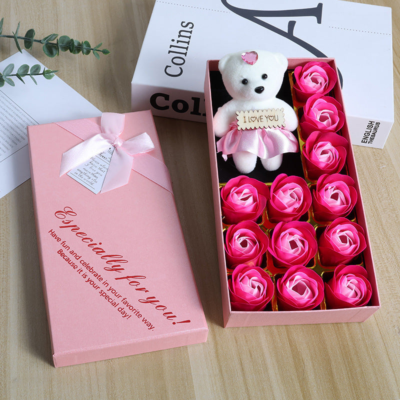 Gift Box Rose Soap Flower Festival