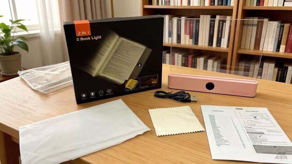 2-in-1 LED Book Light & Ambient Lamp
