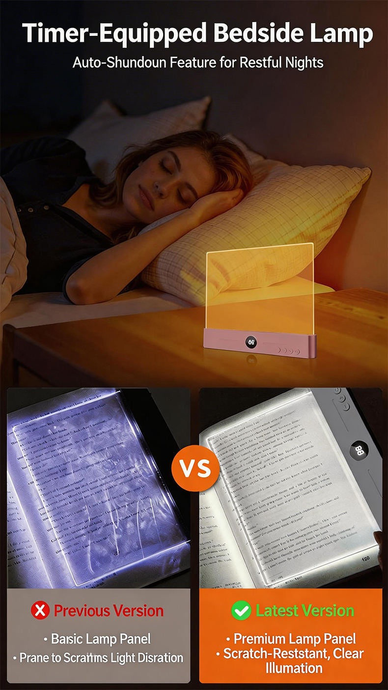 2-in-1 LED Book Light & Ambient Lamp