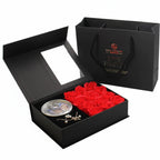 Luxury Rose Necklace for Women, Valentine's Day -Birthday Gift Box