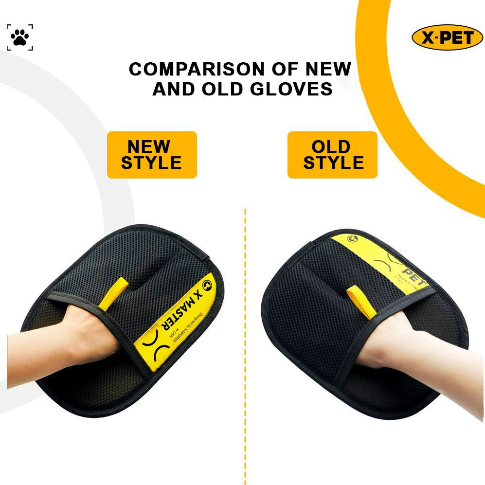 Pet Hair Remover Grooming Glove – Reusable Fur Cleaning Mitt for Cats & Dogs | Remove Pet Hair from Sofa, Carpet & Clothes
