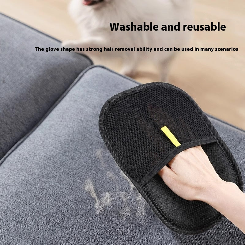 Pet Hair Remover Grooming Glove – Remove Dog & Cat Fur from Any Surface in Seconds